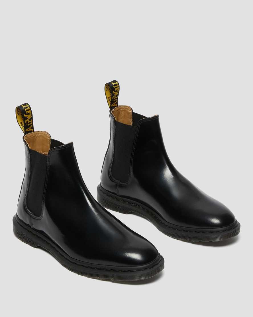 Dr Martens Graeme II Smooth Leather Men's Ankle Boots Black Polished Smooth | NPCLTS329