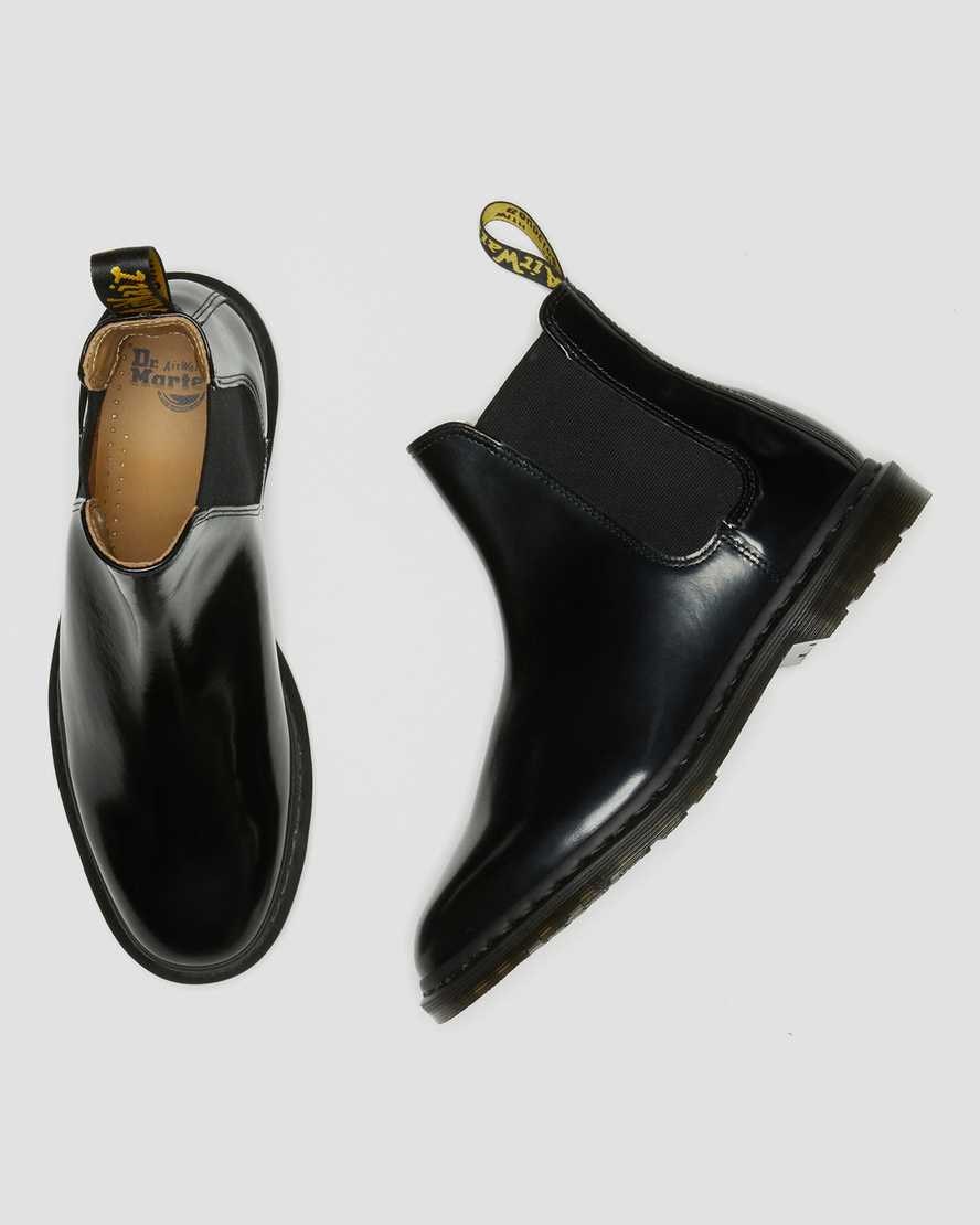 Dr Martens Graeme II Smooth Leather Men's Chelsea Boots Black Polished Smooth | QMTZHP832