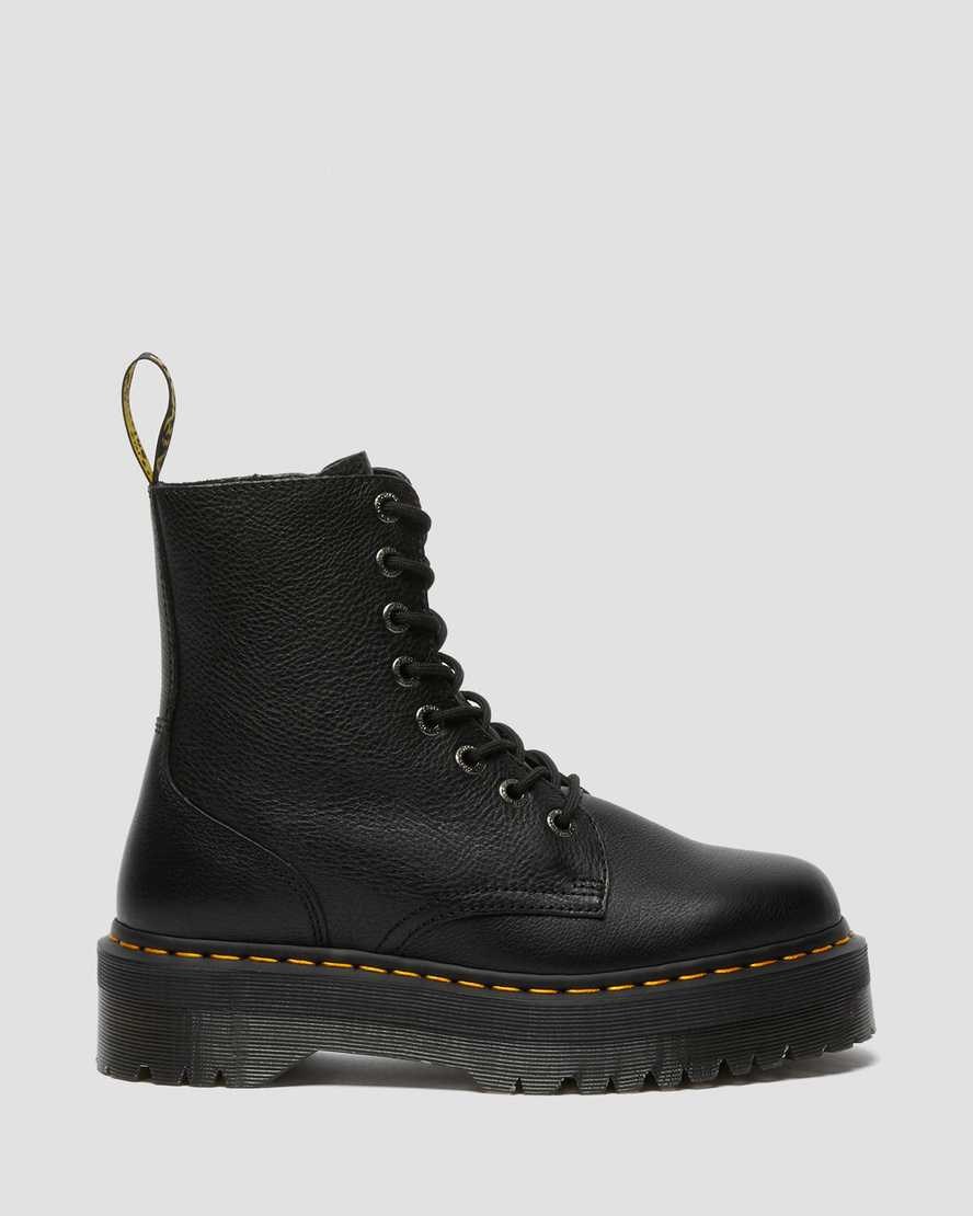 Dr Martens Jadon Pisa Leather Men's Lace Up Boots Black Pisa | PFRGBM058