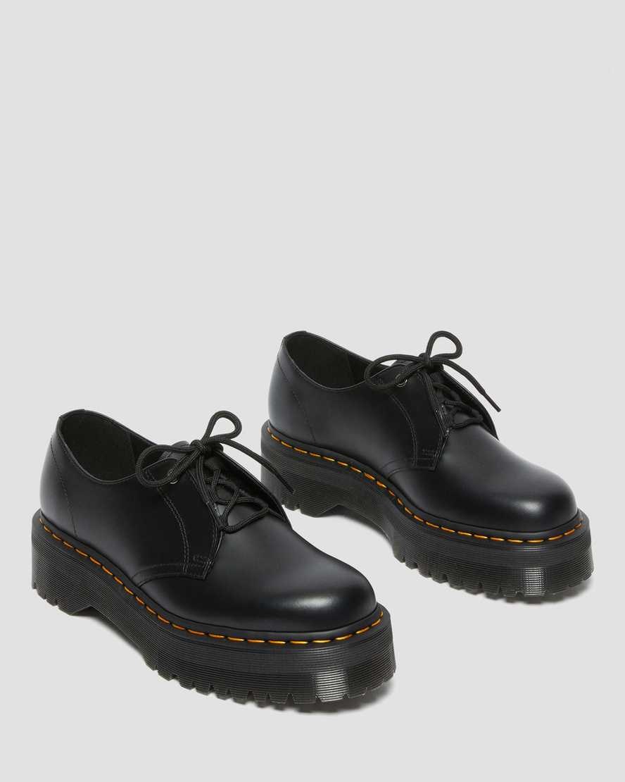 Dr Martens Jarrick Lo Smooth Leather Men's Oxford Shoes Black Smooth Leather | KHSJVT420