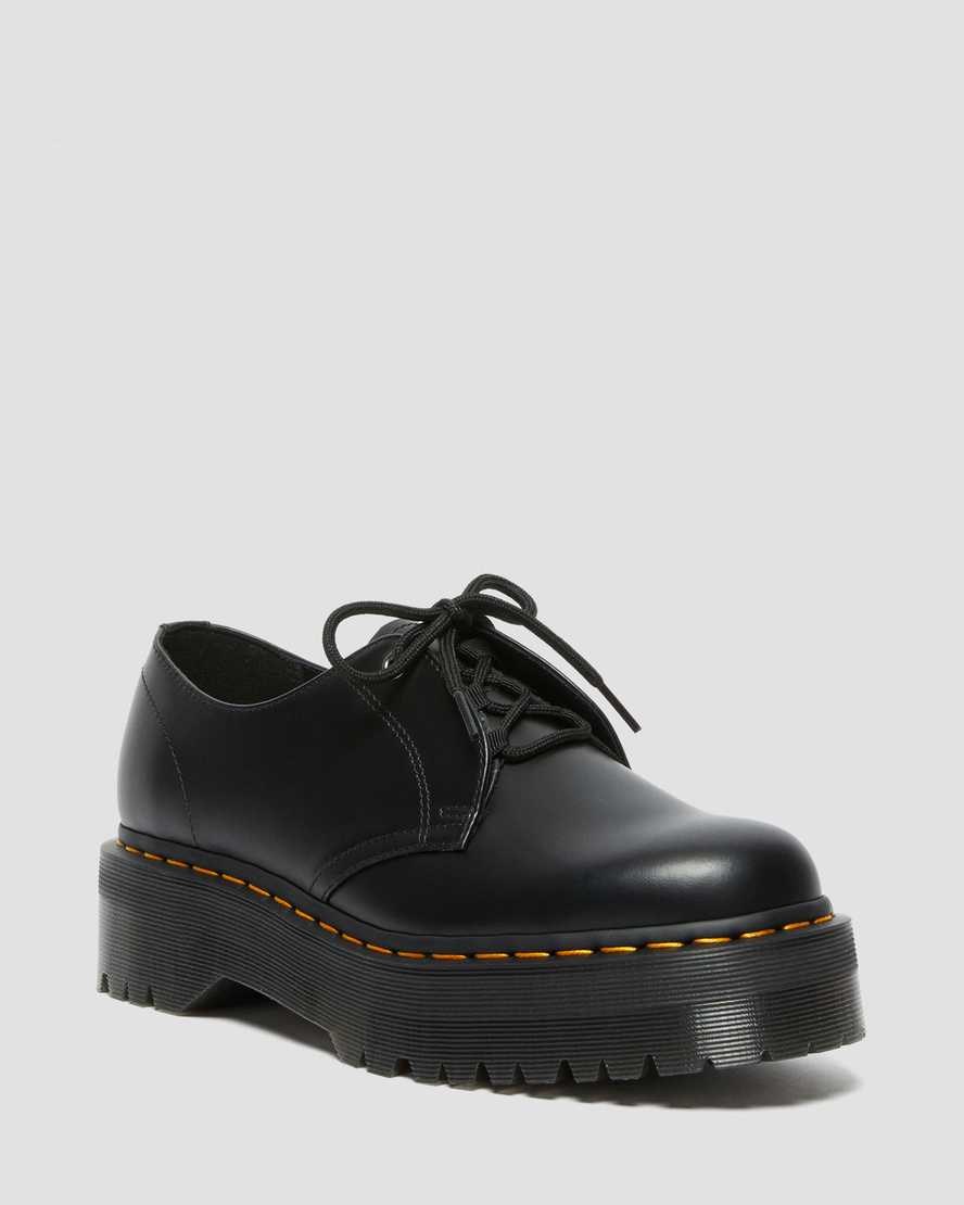 Dr Martens Jarrick Lo Smooth Leather Men's Oxford Shoes Black Smooth Leather | KHSJVT420