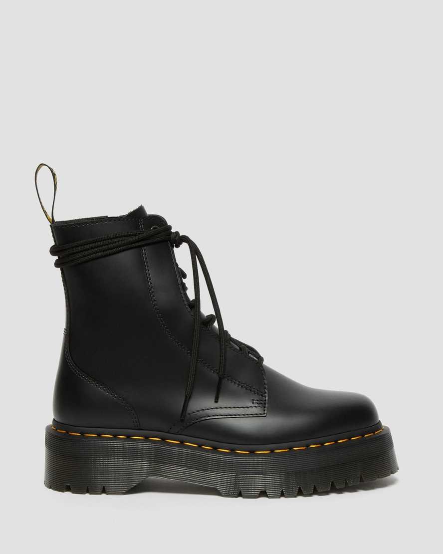 Dr Martens Jarrick Smooth Leather Men's Lace Up Boots Black Smooth Leather | KHOPBW462