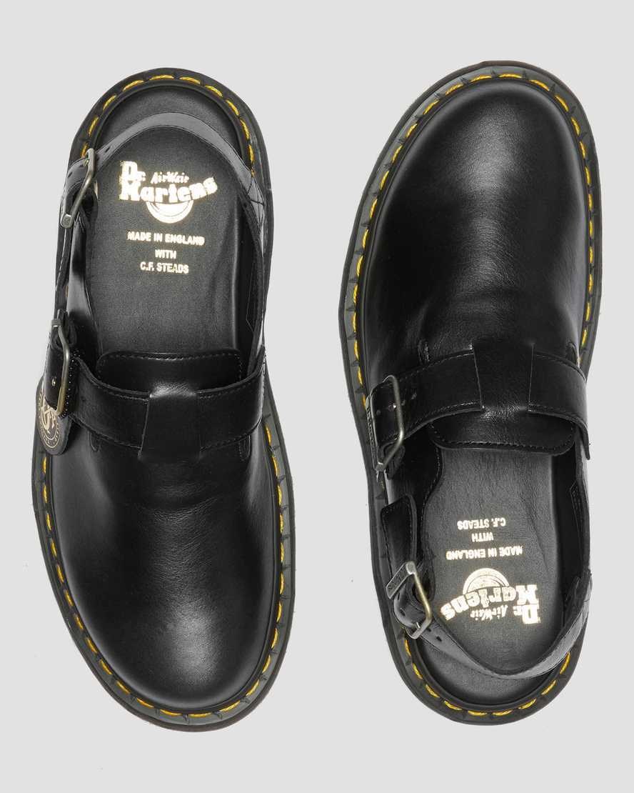 Dr Martens Jorge Made in England Leather Men's Slingbacks Black | HQKICL573