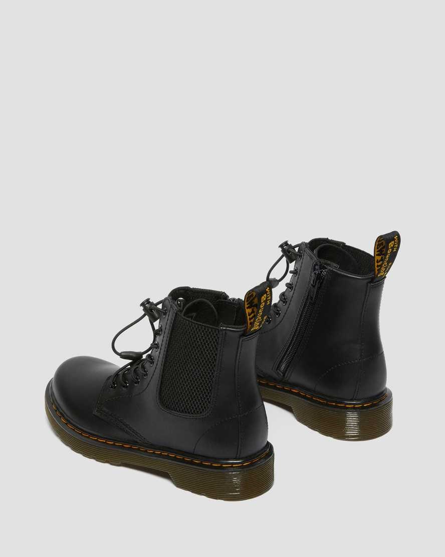 Dr Martens Junior 1460 Harper Leather Kids' Booties Black Romario | CPWRUH031