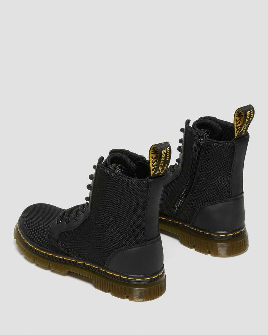 Dr Martens Junior Combs Extra Tough Poly Kids' Casual Boots Black Extra Tough Poly | FGEQNO521