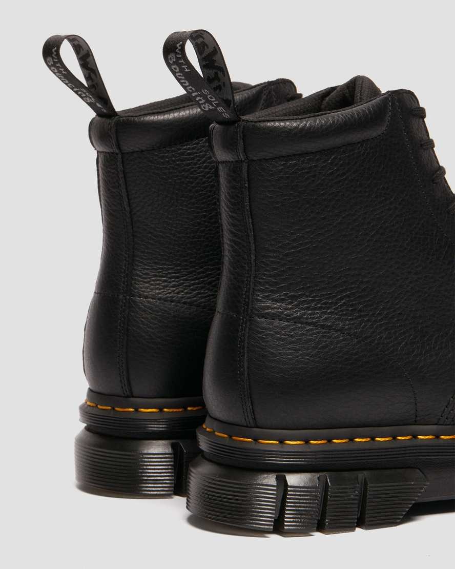 Dr Martens Rikard Lunar Leather Men's Ankle Boots Black | CVFAZH498