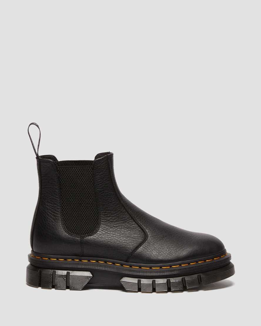 Dr Martens Rikard Lunar Leather Men's Ankle Boots Black | FNEGAX452