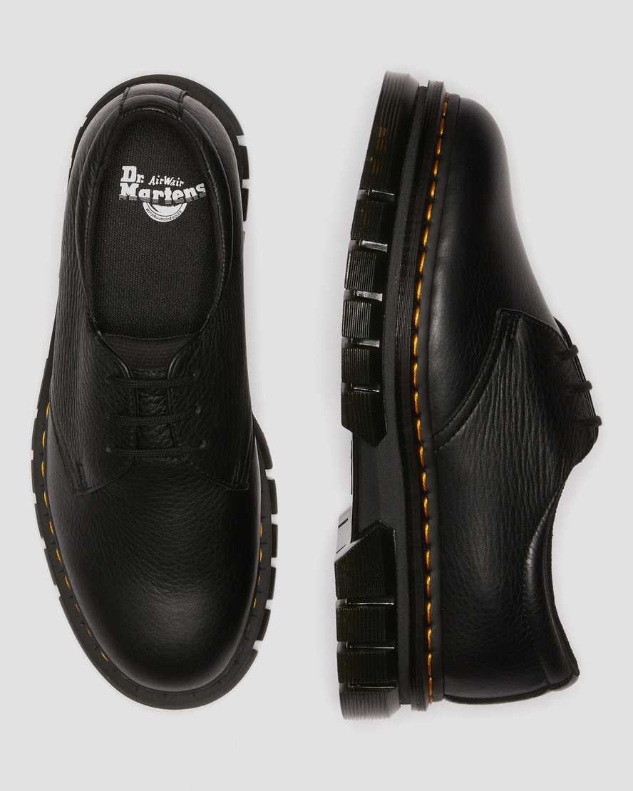 Dr Martens Rikard Lunar Leather Men's Oxford Shoes Black | USYHCE576