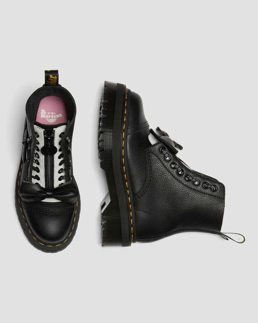 Dr Martens Sinclair Lazy Oaf Leather Women's Lace Up Boots Black Pisa | LXZBGK965