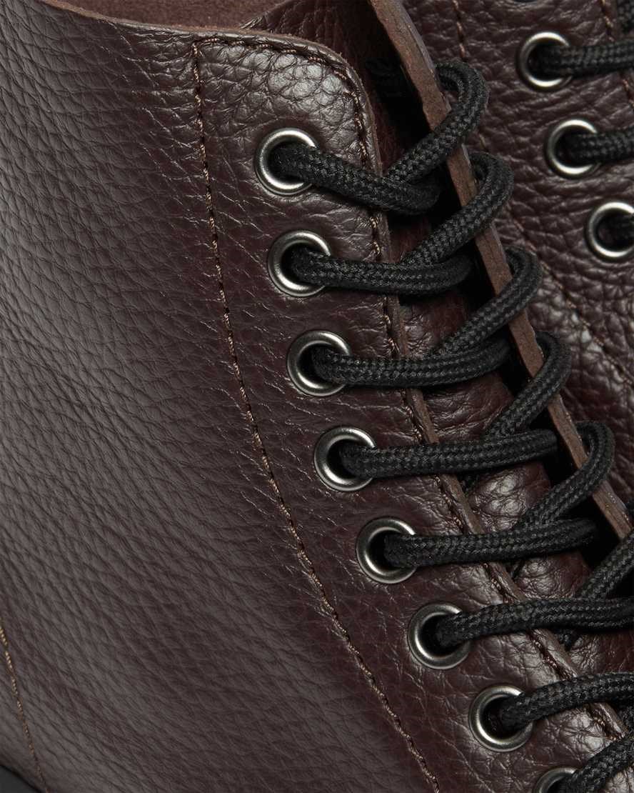 Dr Martens Sinclair Milled Nappa Leather Men's Zip Up Boots Burgundy Milled Nappa Leather | MQTHEX218