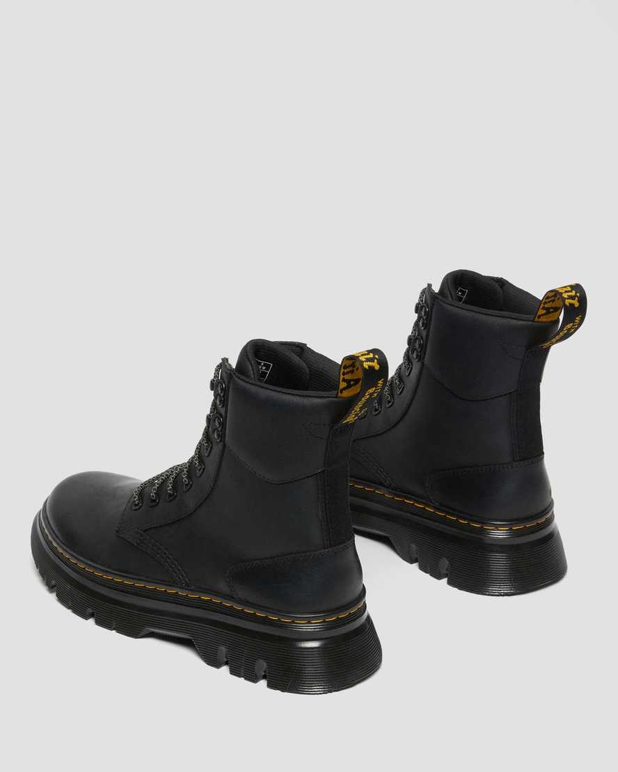 Dr Martens Tarik Wyoming Leather Utility Women's Ankle Boots Black Wyoming | FJEKIA476