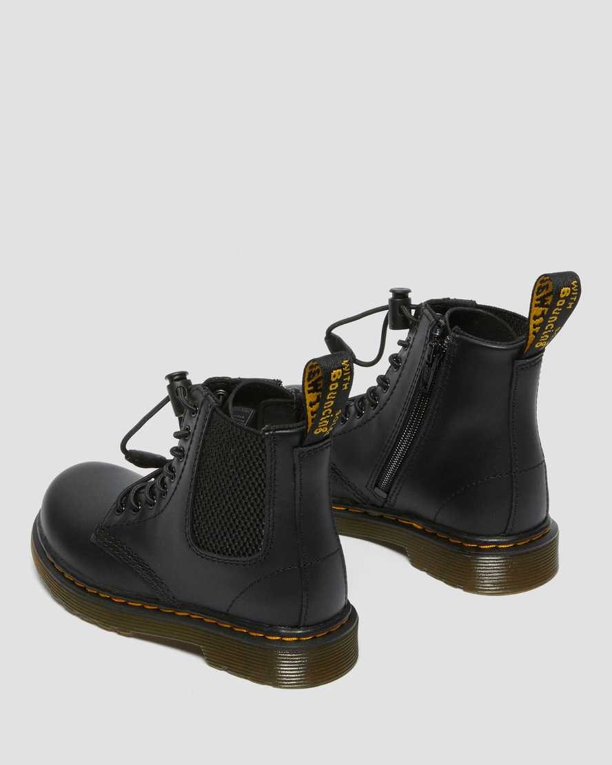 Dr Martens Toddler 1460 Harper Leather Kids' Booties Black Romario | GROWUX605