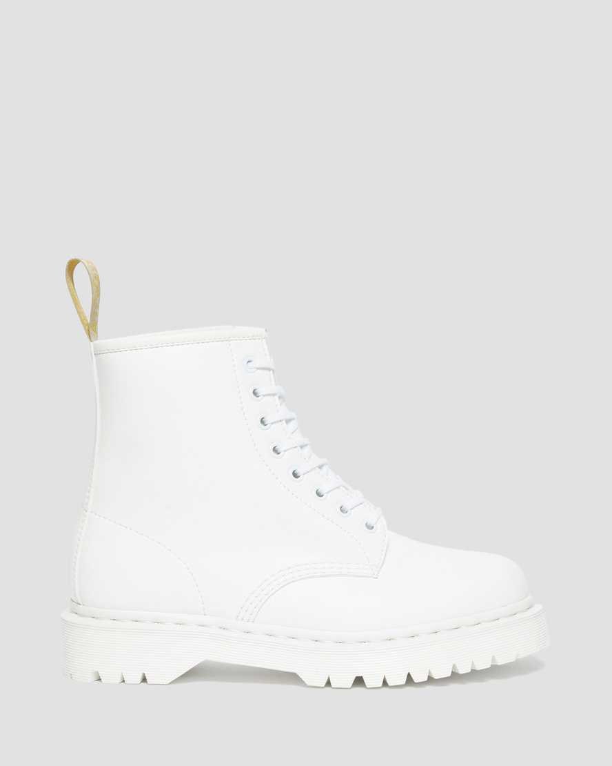 Dr Martens Vegan 1460 Bex Kemble Mono Men's Ankle Boots White | IRQLBE580