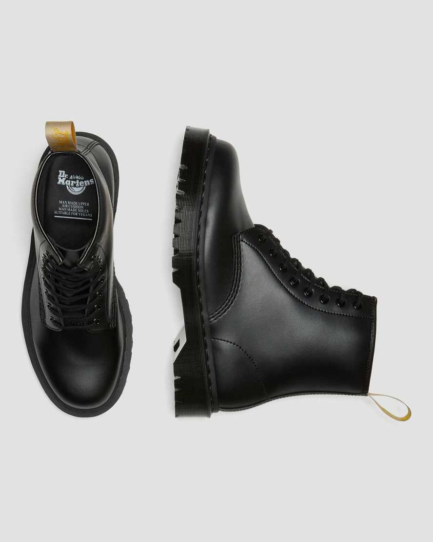 Dr Martens Vegan 1460 Bex Mono Men's Ankle Boots Black Felix Rub Off | SULJBD438