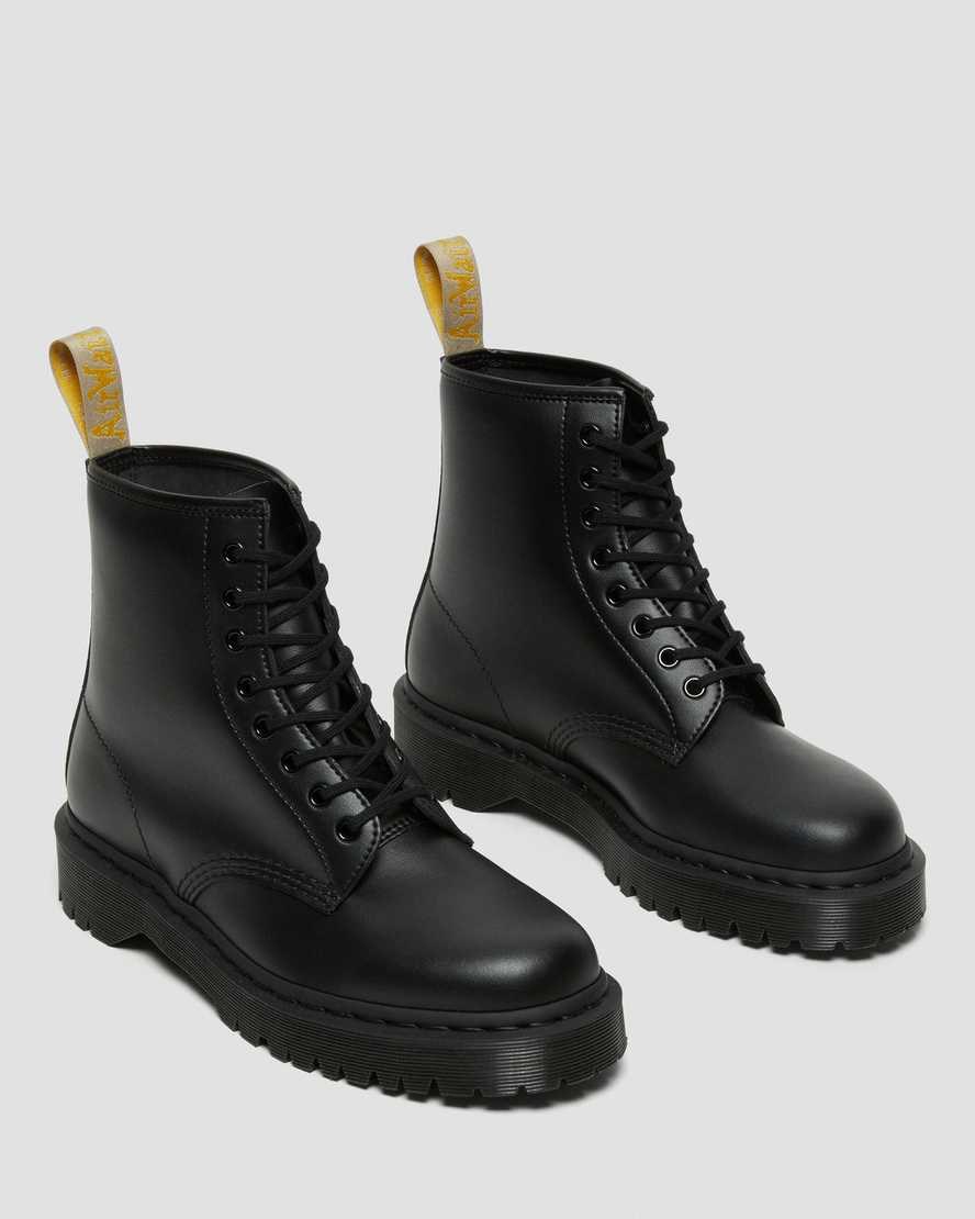 Dr Martens Vegan 1460 Bex Mono Men's Ankle Boots Black Felix Rub Off | SULJBD438