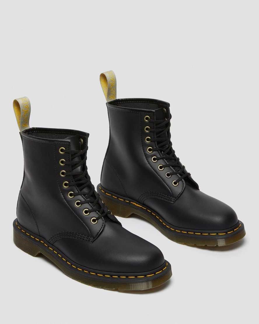 Dr Martens Vegan 1460 Felix Men's Ankle Boots Black Felix Rub Off | IRQKXF051