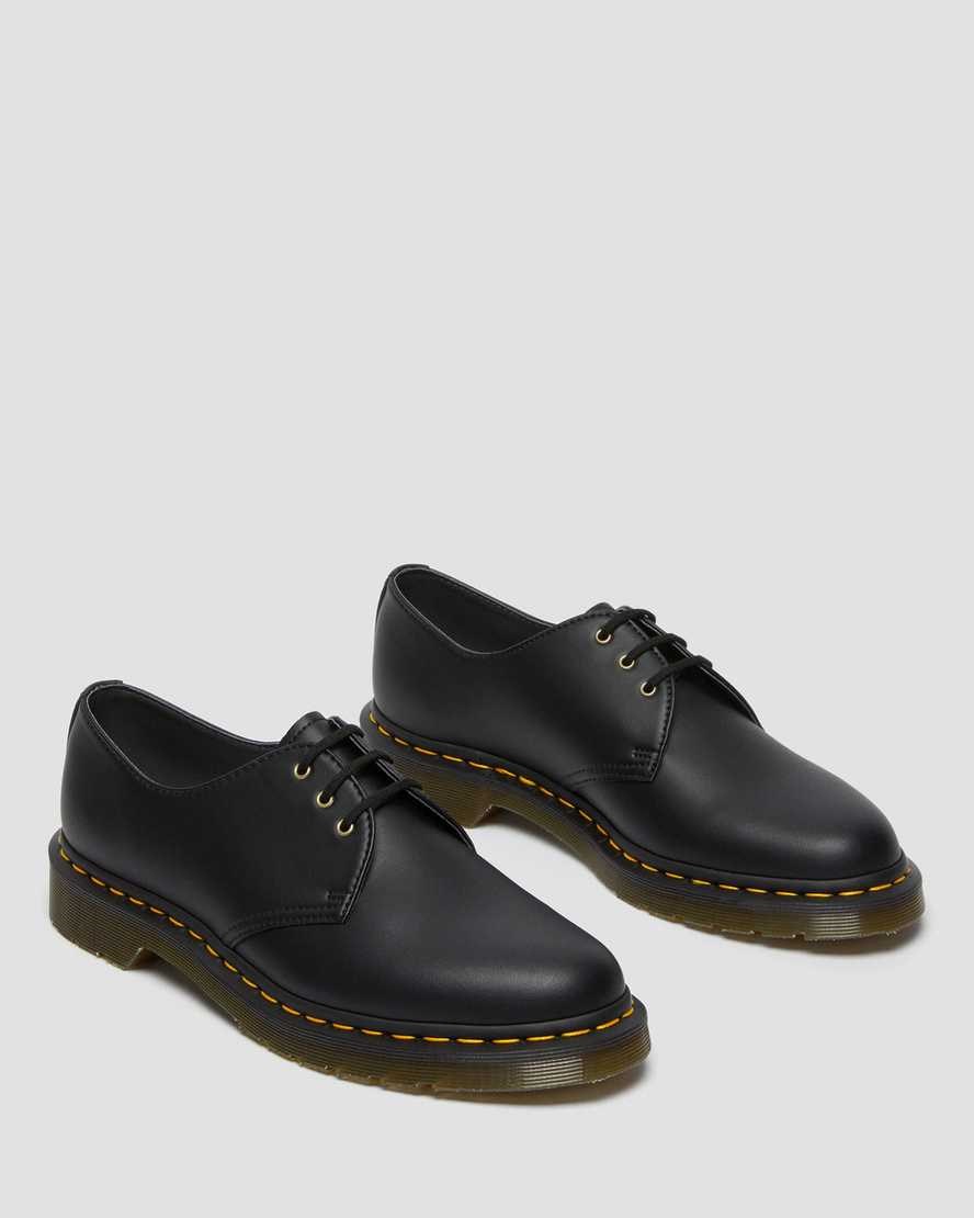 Dr Martens Vegan 1461 Felix Women's Oxford Shoes Black Felix Rub Off | VJEIXT291