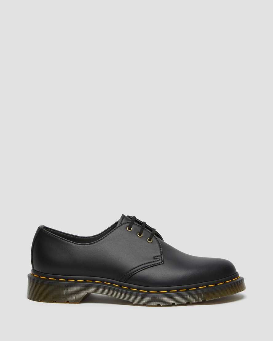 Dr Martens Vegan 1461 Felix Women's Oxford Shoes Black Felix Rub Off | VJEIXT291