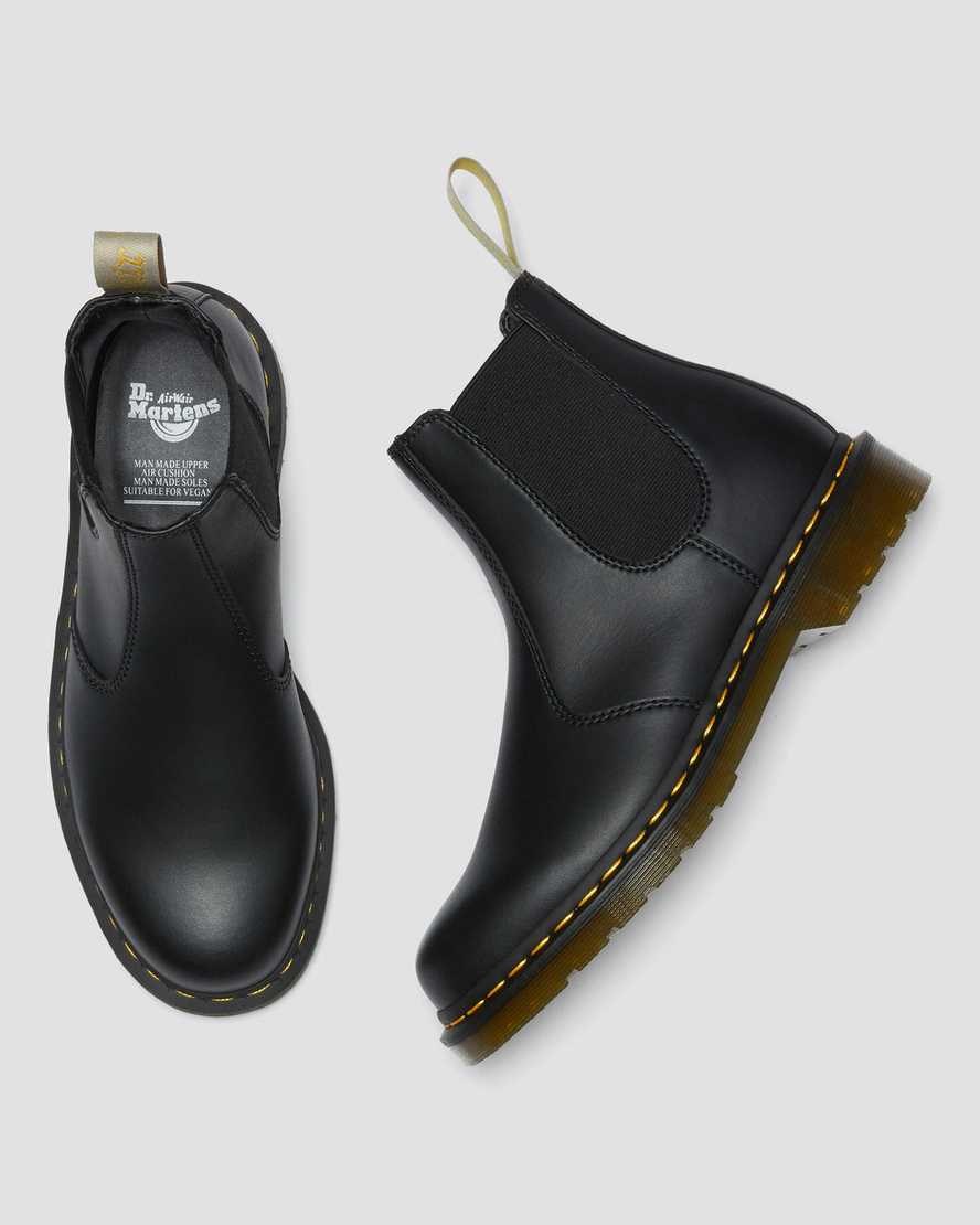 Dr Martens Vegan 2976 Felix Men's Ankle Boots Black Felix Rub Off | EHXPMA594