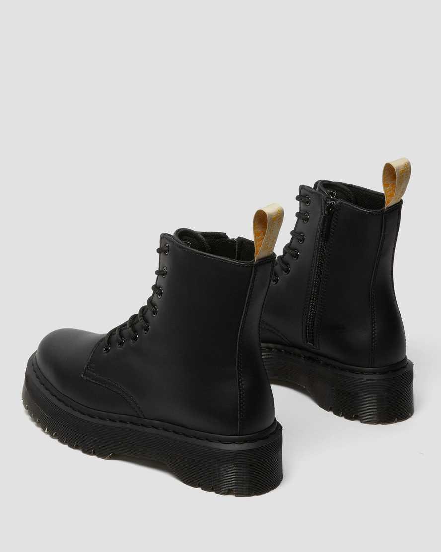 Dr Martens Vegan Jadon II Mono Men's Ankle Boots Black Felix Rub Off | JFSTGL263