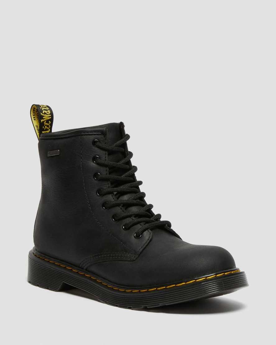 Dr Martens Youth 1460 Waterproof Leather Kids' Booties Black Republic Wp | AVCWRO102