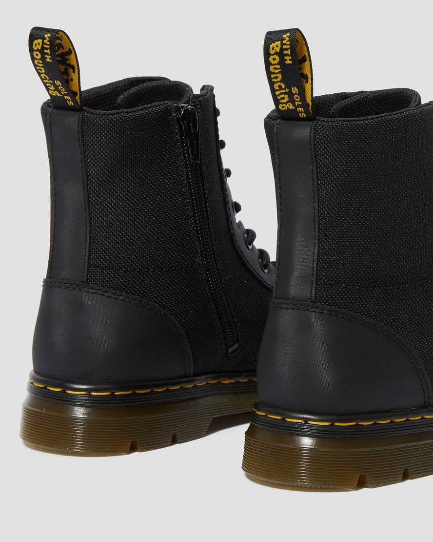 Dr Martens Youth Combs Extra Tough Poly Kids' Casual Boots Black Extra Tough Poly | VOTJYB958