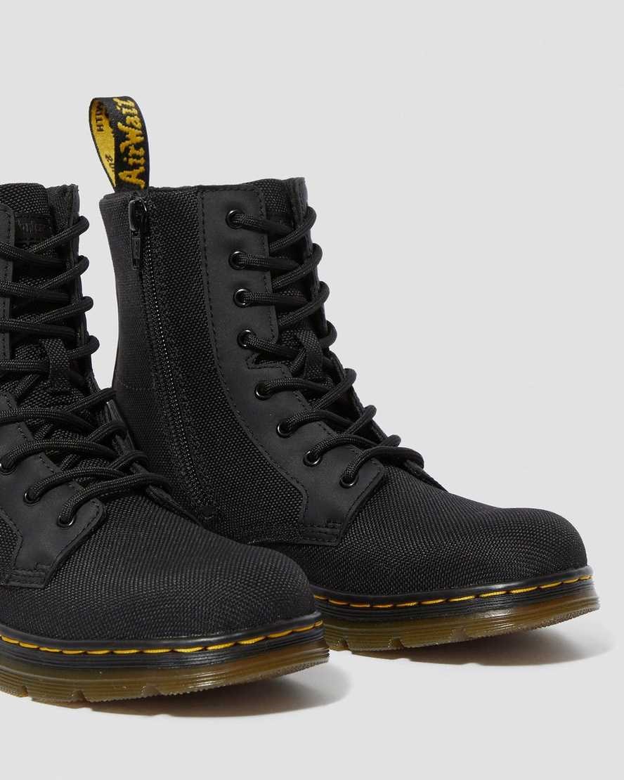 Dr Martens Youth Combs Extra Tough Poly Kids' Casual Boots Black Extra Tough Poly | VOTJYB958