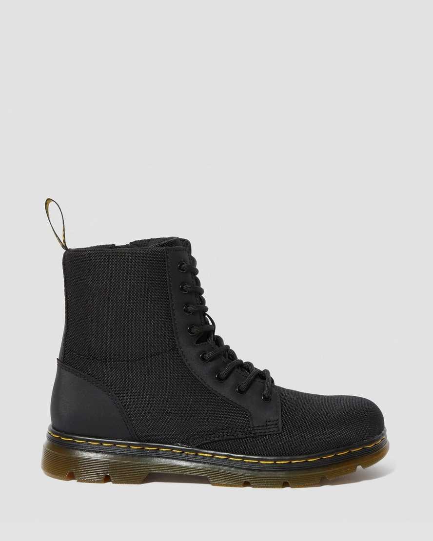 Dr Martens Youth Combs Extra Tough Poly Kids' Casual Boots Black Extra Tough Poly | VOTJYB958