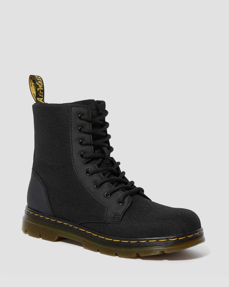 Dr Martens Youth Combs Extra Tough Poly Kids' Casual Boots Black Extra Tough Poly | VOTJYB958